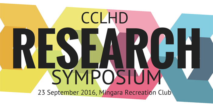 Central Coasting at Local Health District Research Symposium 2016
